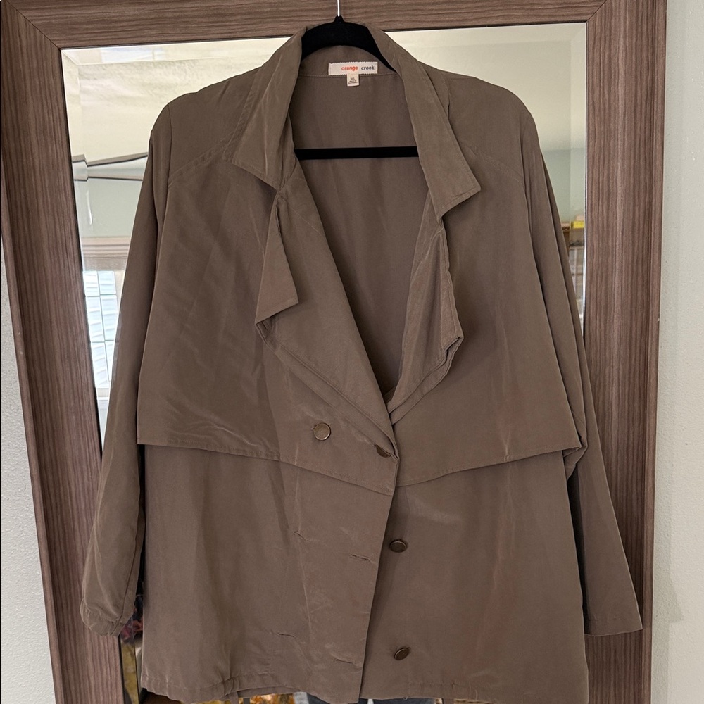 Orange Creek Women's Brown Trench Coat